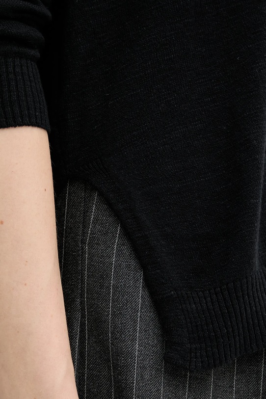 Кардиган з домішкою льону Sisley 105GM602M чорний