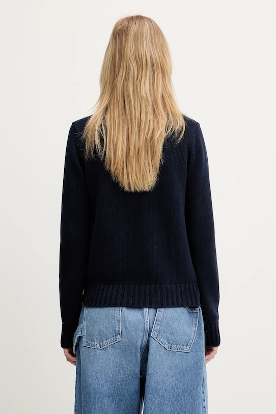 Clothing Sporty & Rich cotton jumper Vendome Knitted WS065606205BL106 navy