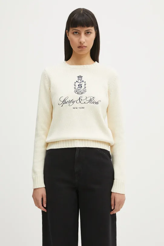 Sporty & Rich sweter bawełniany Vendome Knitted