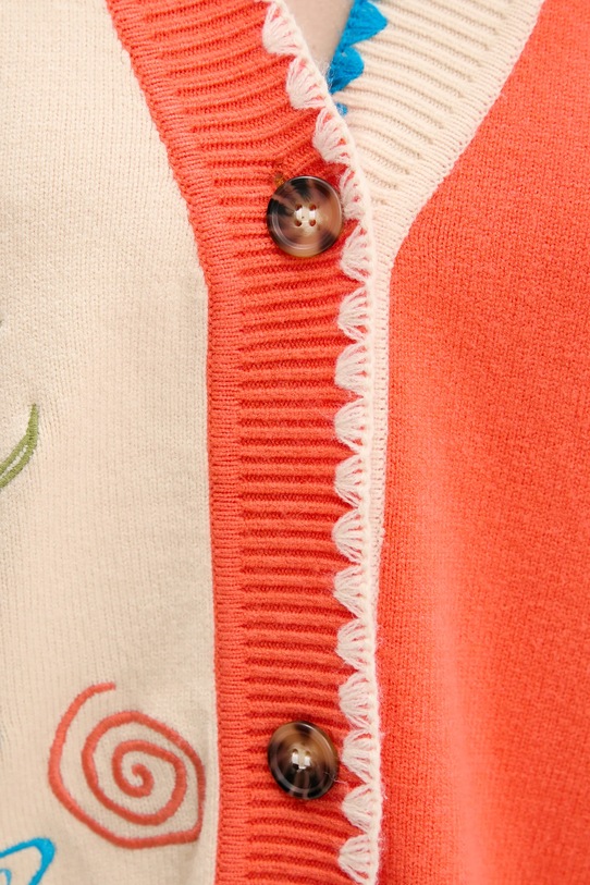 Kardigan Never Fully Dressed NFDKN640 bež