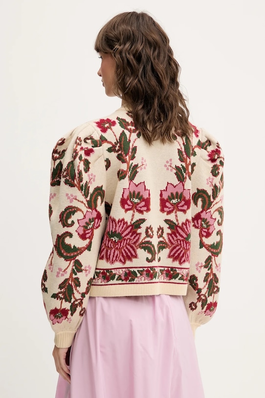 Îmbrăcăminte Farm Rio cardigan din amestec de lână 333866 bej