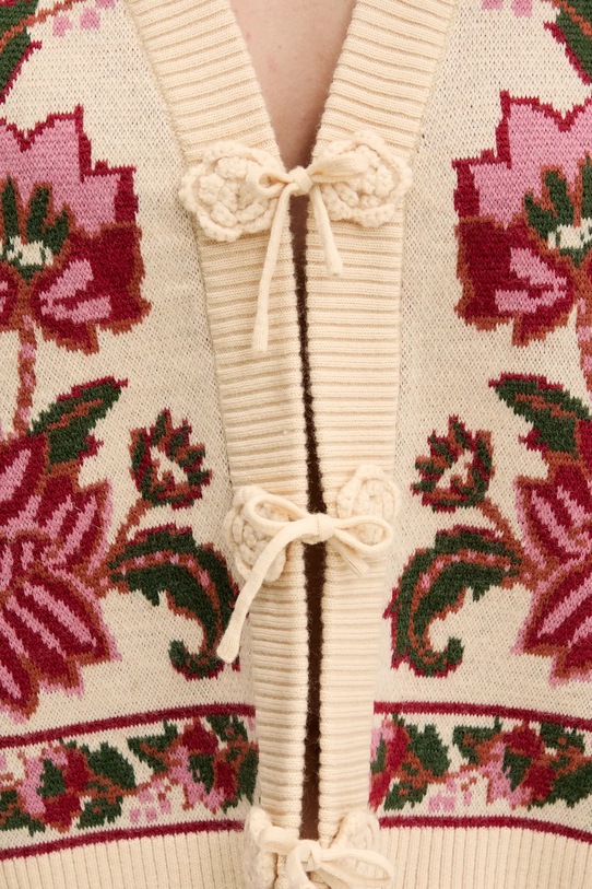 Farm Rio cardigan din amestec de lână 333866 bej