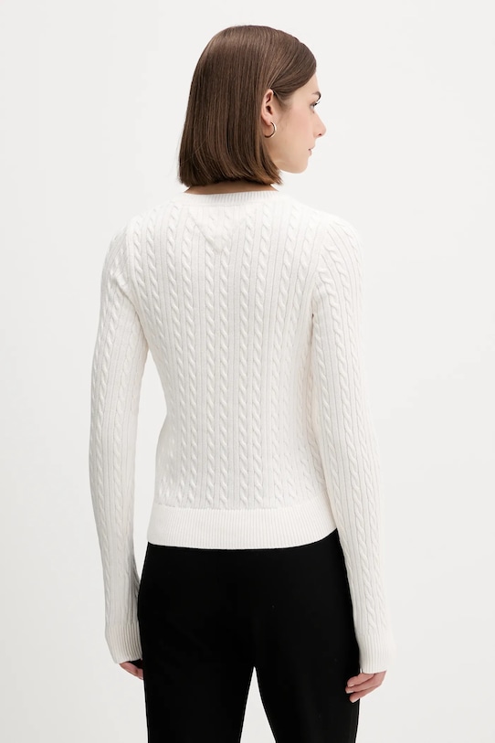 Oblečení Bavlněný svetr Tommy Jeans DW0DW22165 béžová