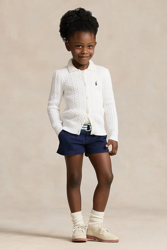 Polo Ralph Lauren cardigan copii alb 312543047064