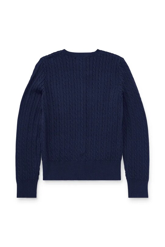 Polo Ralph Lauren kardigan bawełniany dziecięcy 313543047011 granatowy SS25