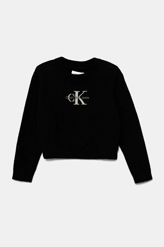 Calvin Klein Jeans pulover copii uni negru IG0IG02830.116.PPYA