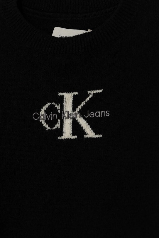Fete Calvin Klein Jeans pulover copii IG0IG02830.116.PPYA negru