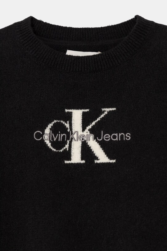 Fete Calvin Klein Jeans pulover copii IG0IG02830.128.176.PPYA negru