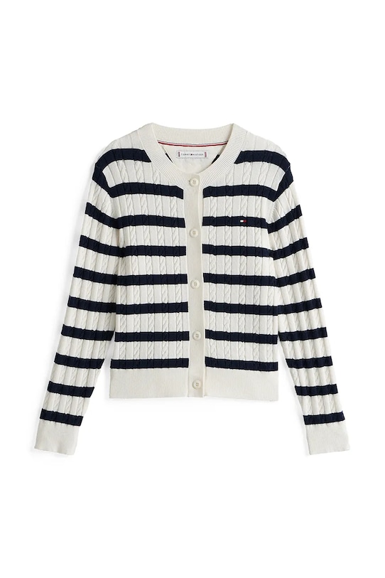 Dětský svetr Tommy Hilfiger KG0KG08282.98.122.PPYA bílá SS25