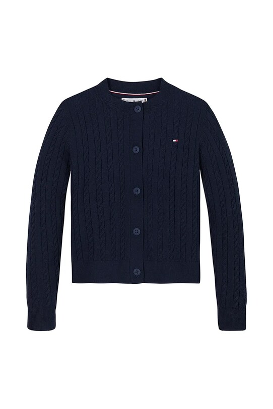 Детский кардиган Tommy Hilfiger KG0KG08282.98.122.PPYA тёмно-синий SS25
