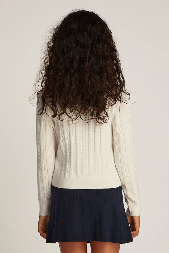 Детска жилетка Tommy Hilfiger бежов KG0KG08282.128.176.PPYA