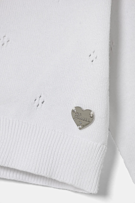 Dziewczynka Guess kardigan dziecięcy A5RR00.Z2NN0.PPYA biały