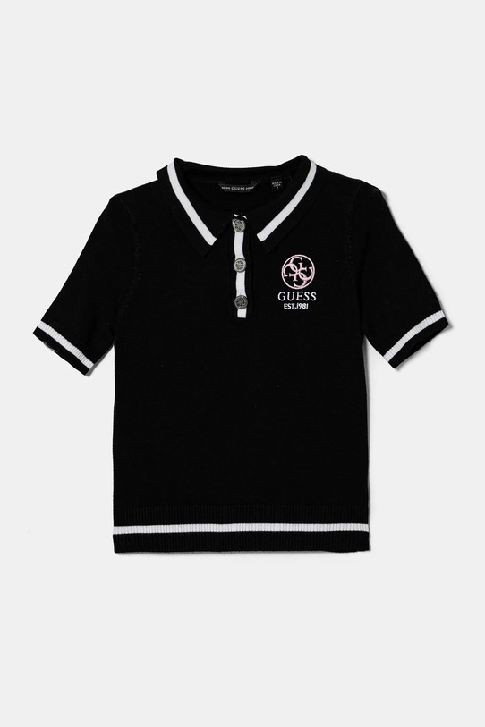 Dětský svetr Guess středně silná černá J5RR00.Z2NQ2.PPYA