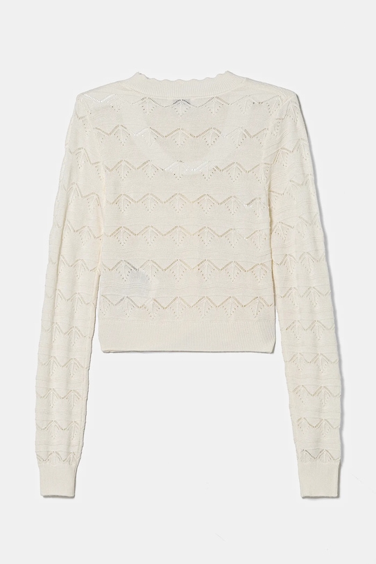 Guess kardigan wełniany dziecięcy J5RR02.Z3CD0.PPYA beżowy SS25