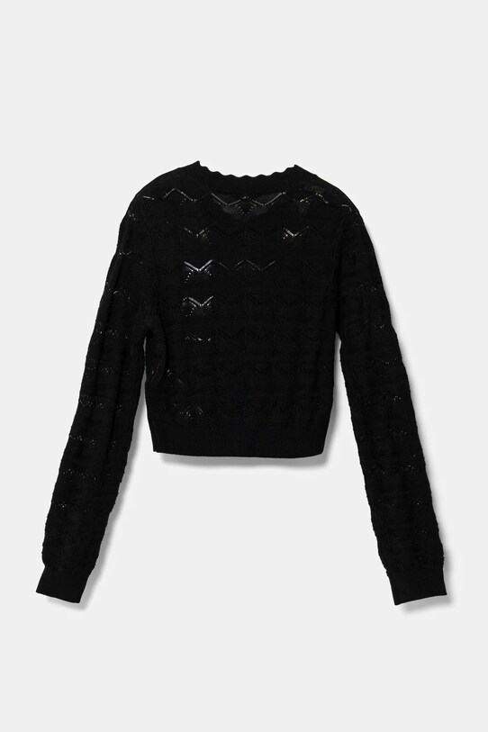 Дитячий вовняний кардиган Guess J5RR02.Z3CD0.PPYA чорний SS25