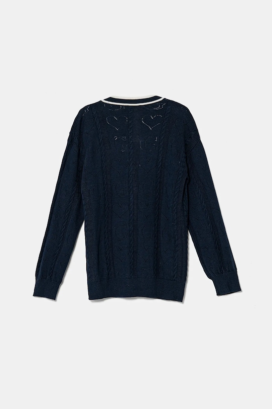 Guess kardigan dziecięcy J5RR03.Z2BB0.PPYA granatowy SS25