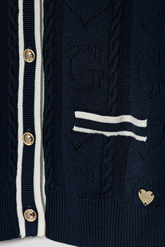 Dziewczynka Guess kardigan dziecięcy J5RR03.Z2BB0.PPYA granatowy