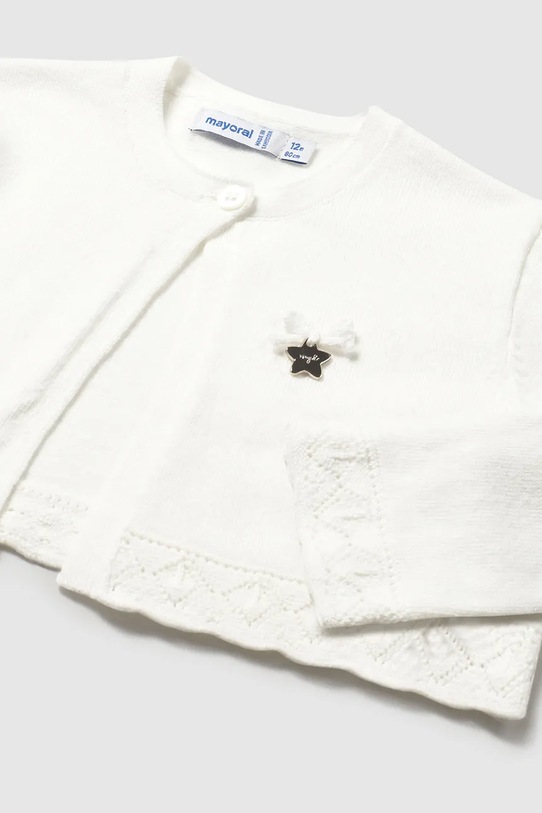 Dziewczynka Mayoral kardigan dziecięcy 302.4A.Baby.PPYA beżowy