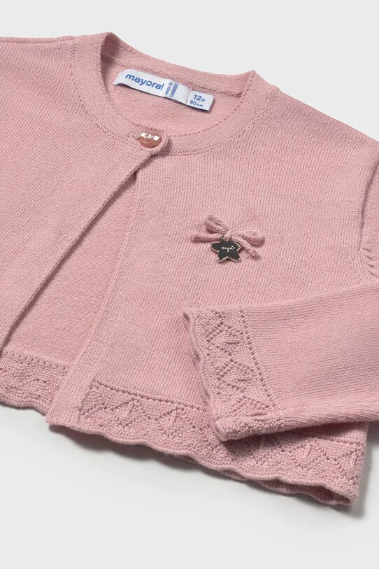 Dievča Detský sveter Mayoral 302.4A.Baby.PPYA ružová