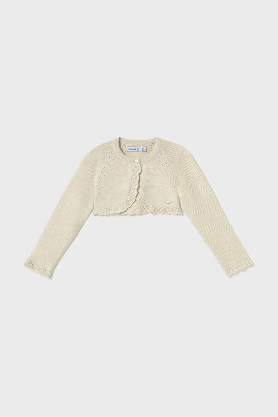 Dětský svetr Mayoral 306.4A.Baby.PPYA béžová SS25