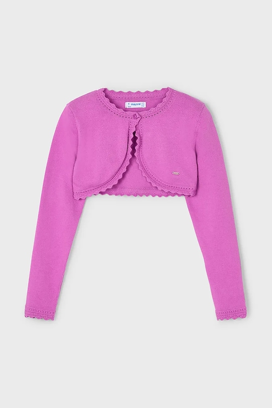 Mayoral cardigan copii uni roz 320.6A.Mini.PPYA