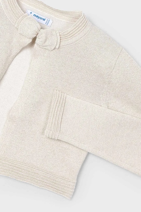 DÍVKA Dětský svetr Mayoral 321.6B.Mini.PPYA béžová