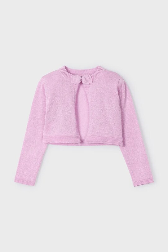 Mayoral cardigan copii 321.6B.Mini.PPYA violet SS25