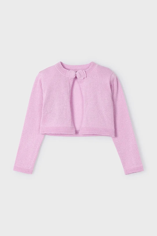 Dječji kardigan Mayoral 321.6B.Mini.PPYA ljubičasta SS25