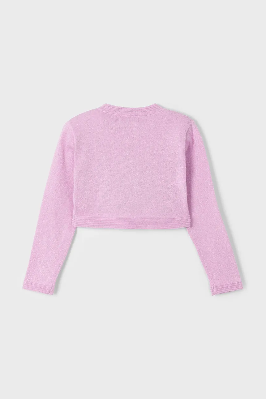 Fete Mayoral cardigan copii 321.6B.Mini.PPYA violet