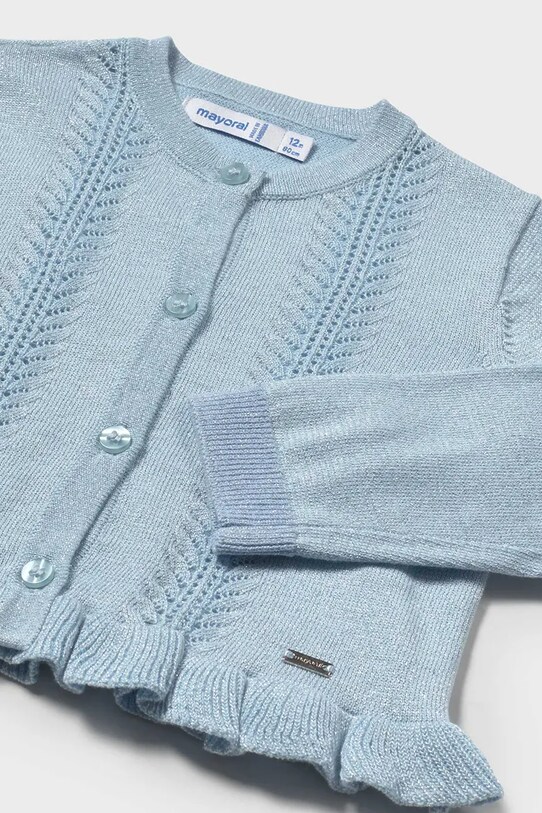 Dievča Detský sveter Mayoral 1398.4B.Baby.PPYA modrá