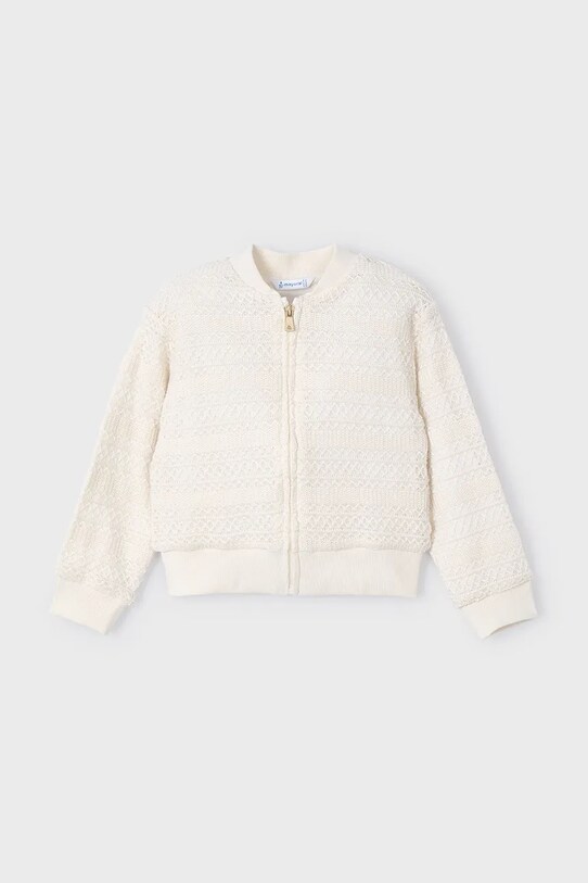 Mayoral cardigan copii 3409.6H.Mini.PPYA bej SS25
