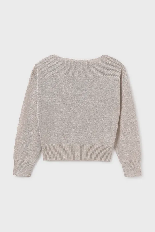 Dziewczynka Mayoral sweter dziecięcy 6349.8A.Junior.PPYA zielony