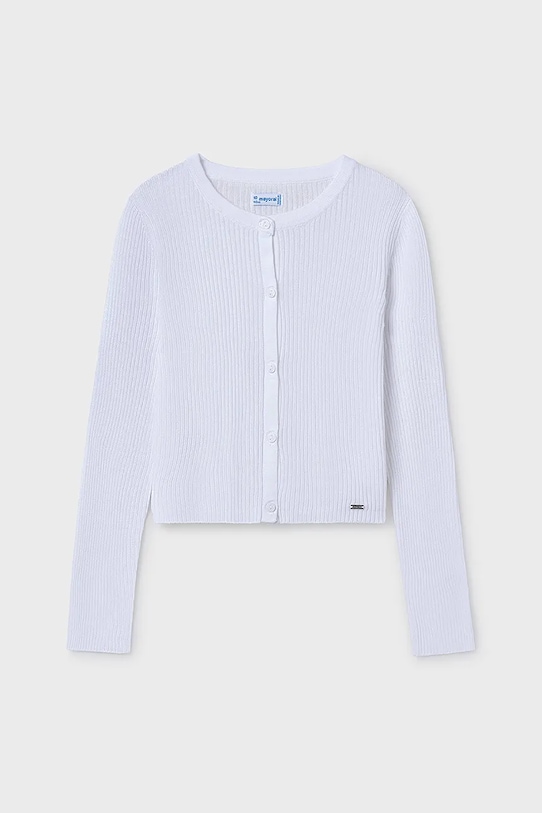 Detský sveter Mayoral tenká biela 6350.8B.Junior.PPYA