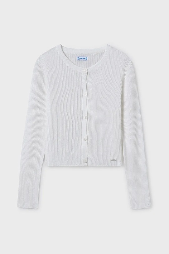 Mayoral cardigan per bambini a maglia fine beige 6350.8B.Junior.PPYA