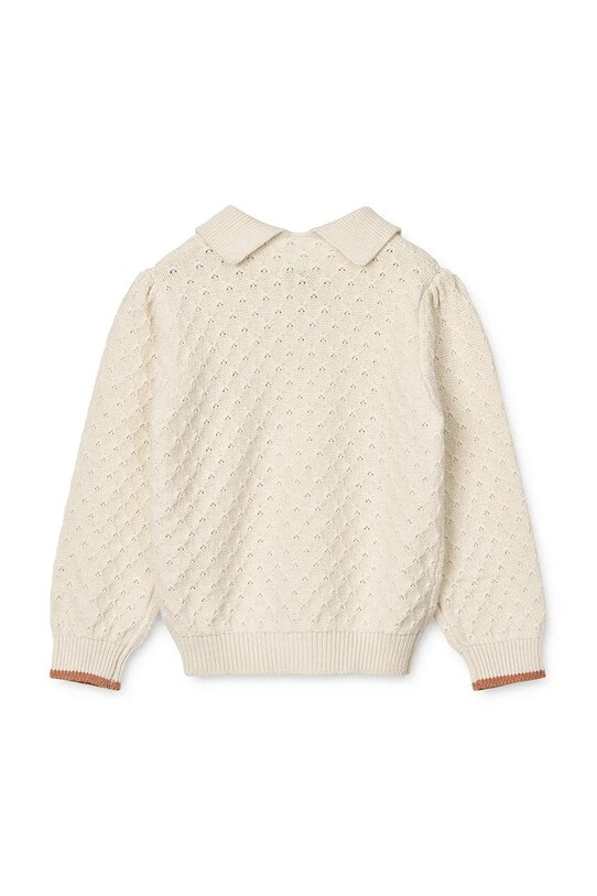 Fete Liewood cardigan din bumbac pentru copii Jane Knit Cardigan LW19948 bej