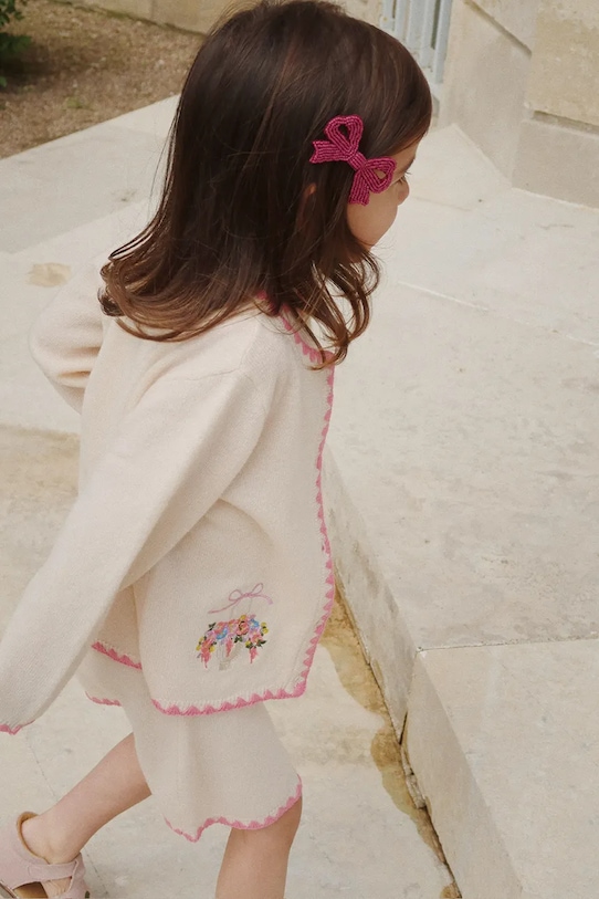 Dětský vlněný kardigan Konges Sløjd COLLETTE KNIT CARDIGAN KS102823