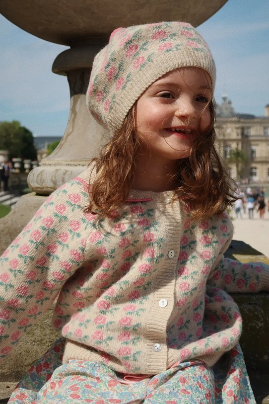 Konges Sløjd kardigan wełniany dziecięcy BELOU KNIT CARDIGAN KS102858