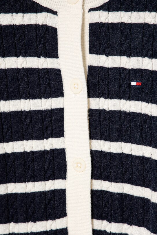 Девочка Детский кардиган Tommy Hilfiger KG0KG08467.116.122.PPYA тёмно-синий