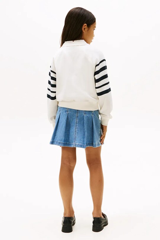 Tommy Hilfiger bluza copii alb KG0KG08452.PPYA