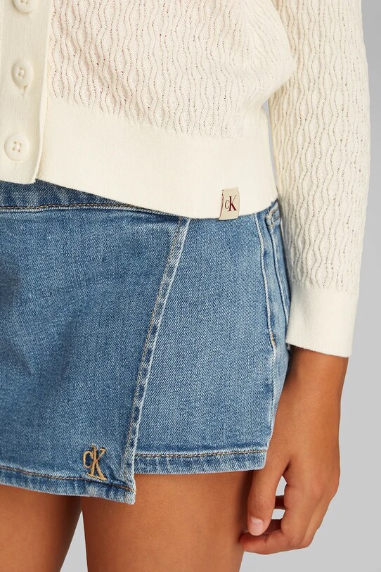 Παιδικό κάρδιγκαν Calvin Klein Jeans IG0IG02944.PPYA μπεζ