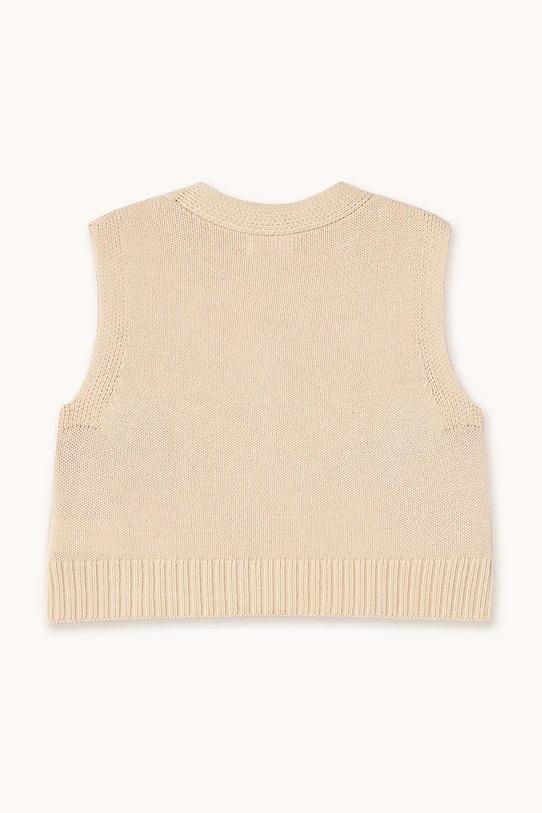 Djevojčice Dječji prsluk Tinycottons STRAWBERRIES VEST SS25.304 bež