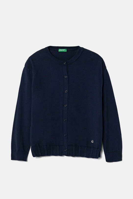 Παιδική βαμβακερή ζακέτα United Colors of Benetton άλλο σκούρο μπλε 1098C500R.G.Seasonal