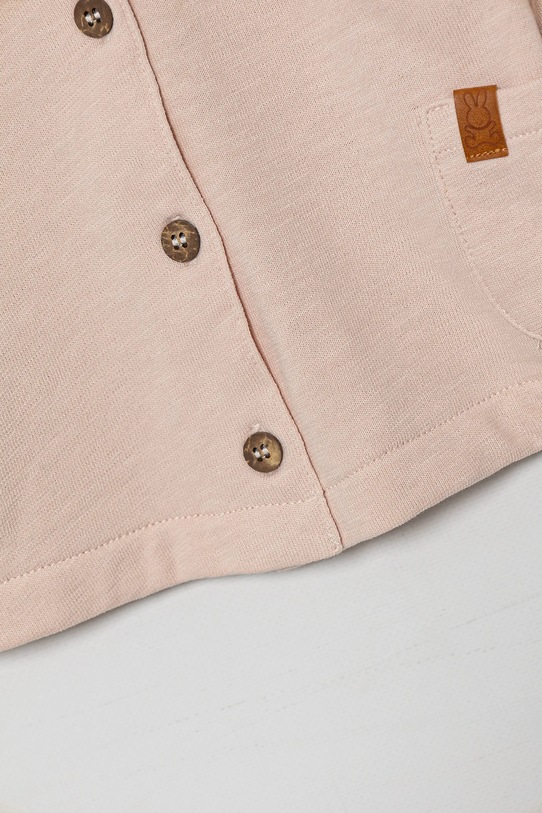 Fete United Colors of Benetton cardigan bebe 3Z4JA501I.W.Seasonal roz