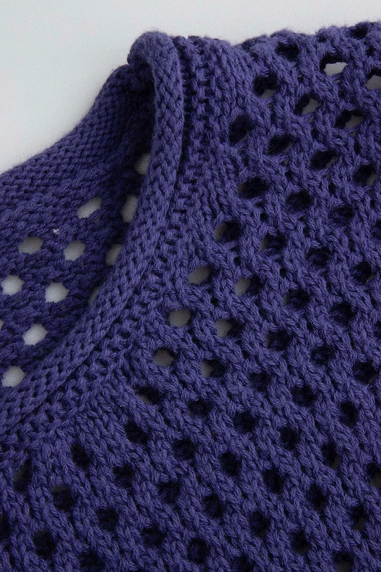 Детский хлопковый свитер Coccodrillo голубой WC5172101CGJ