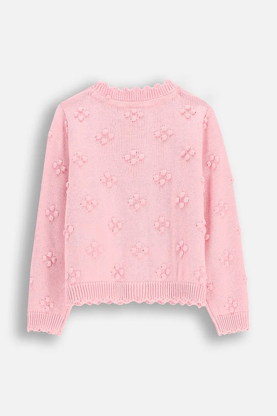 Coccodrillo cardigan neonato/a WC5172201NGN rosa SS25