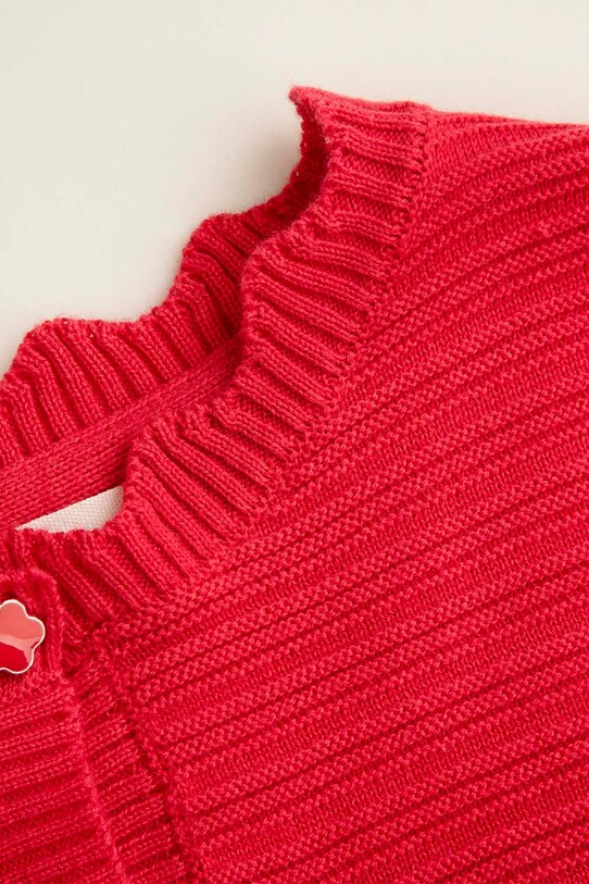 Fete Coccodrillo cardigan copii WC5172201MGK roz