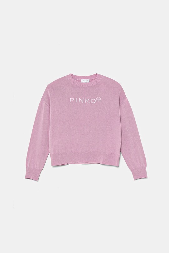 Pinko Up gyerek pulóver KFMA007.C.FL073 rózsaszín SS25