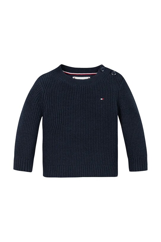 Tommy Hilfiger pulover bebe uni bleumarin KN0KN01962.PPYA