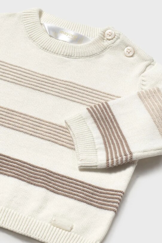 Dječaci Pamučni pulover za bebe Mayoral Newborn 1391.1K.Newborn.PPYH smeđa