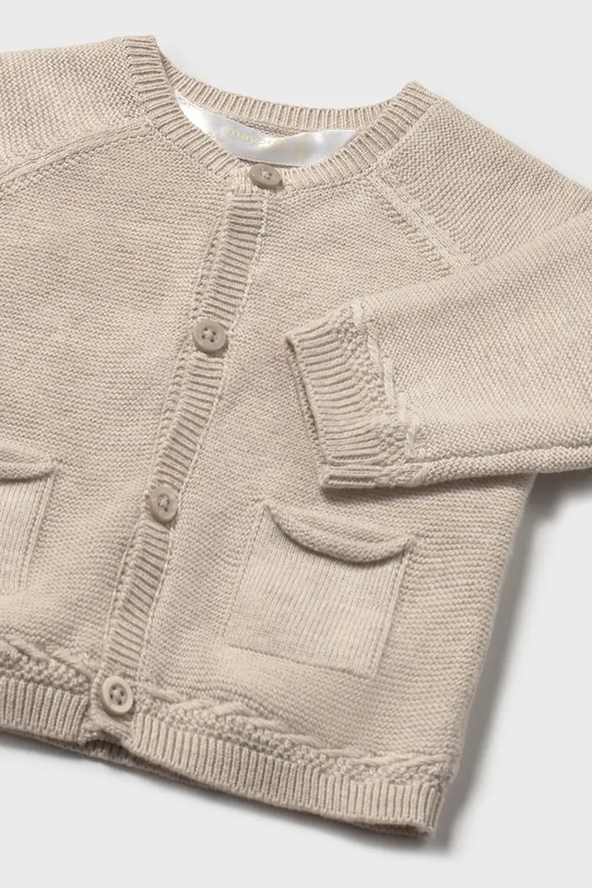 Dječaci Pamučni kardigan za bebe Mayoral Newborn 1393.1M.Newborn.PPYH bež
